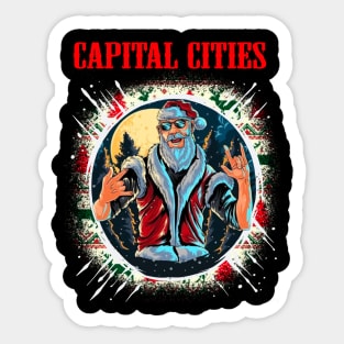 CAPITAL CITIES BAND XMAS Sticker